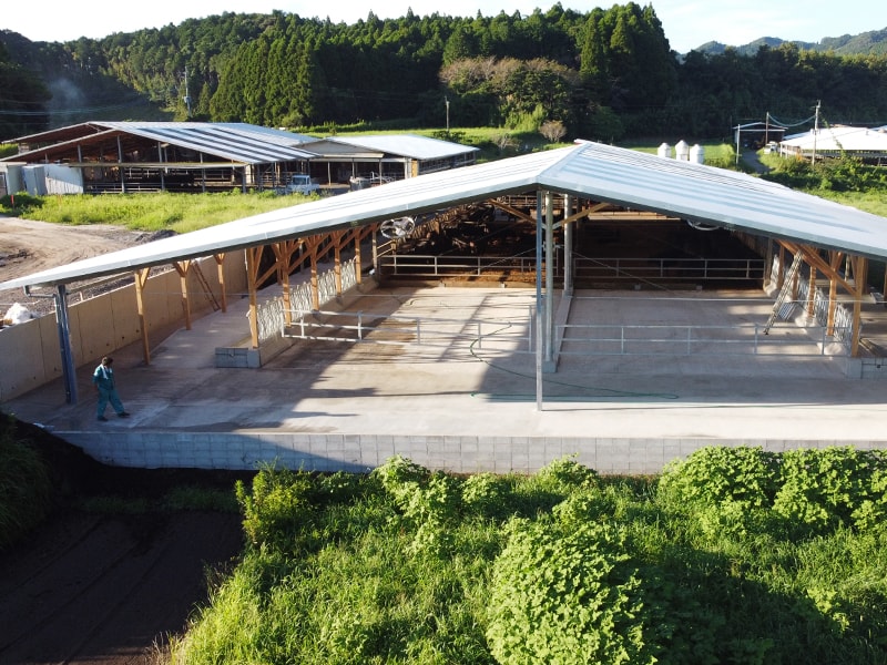 U牧場様 繁殖牛舎増築工事